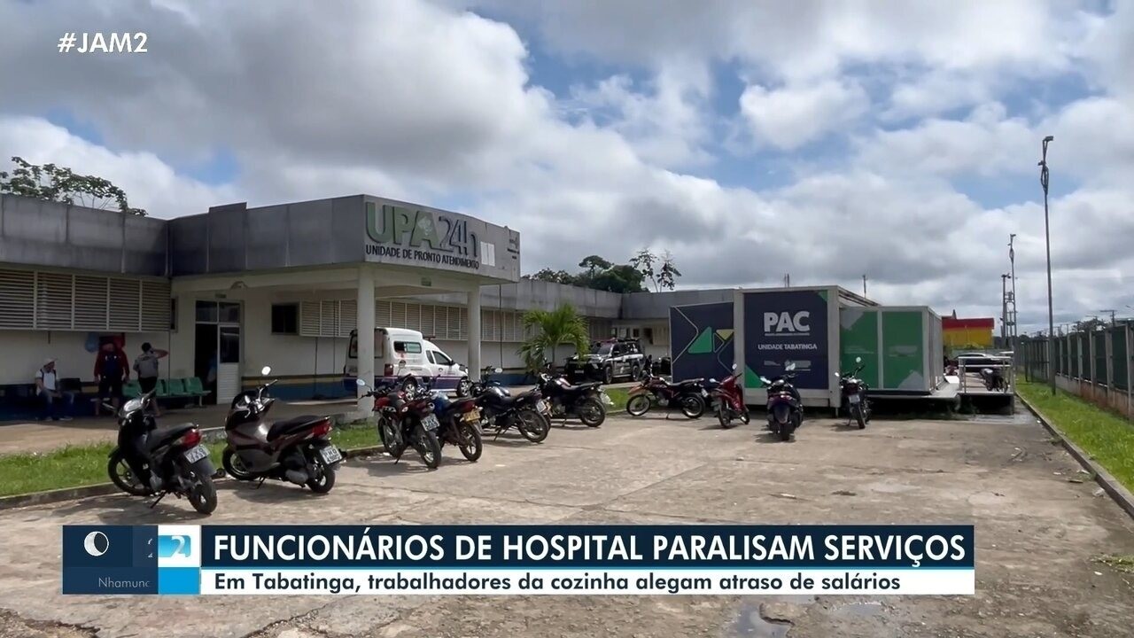 Funcionários da cozinha do Hospital de Tabatinga paralisam atividades após quatro meses de salários atrasados