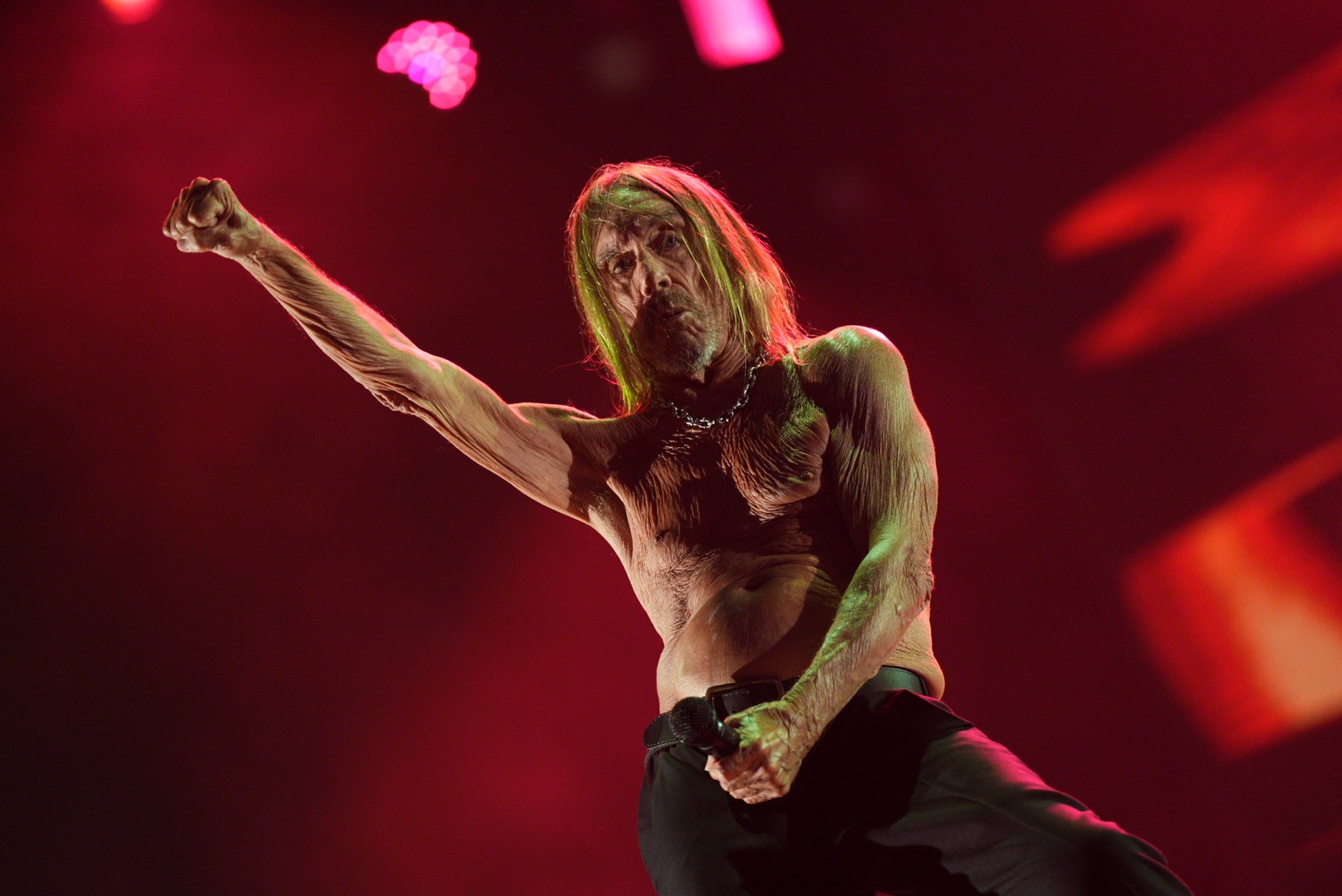 Aos 78 anos, Iggy Pop desafia noção de idade em dia de bandas influenciadas por ele