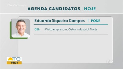 Confira a agenda dos candidatos à Prefeitura de Palmas no 2º turno