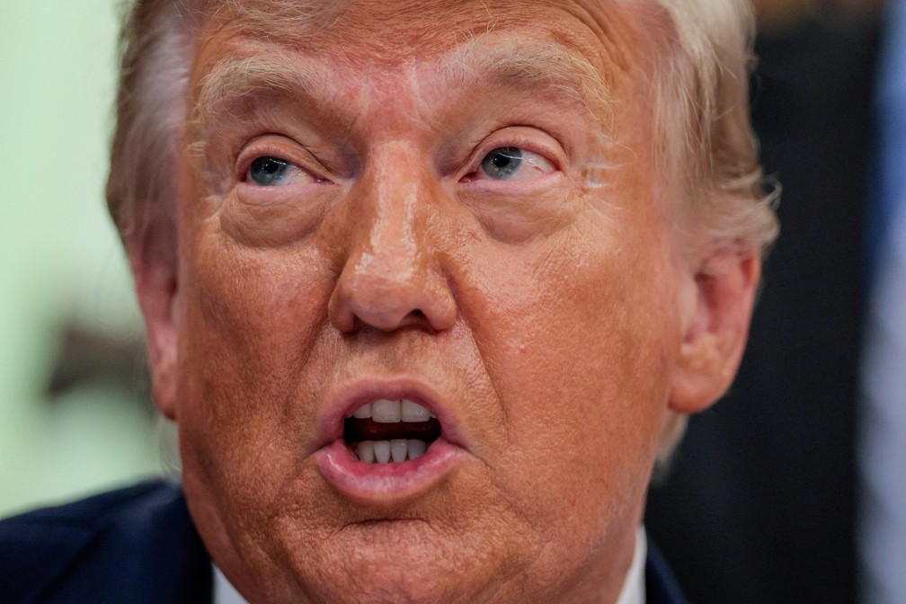 Presidente Donald Trump no Salão Oval da Casa Branca em 10 de junho de 2026. — Foto: Reuters/Evan Vucci