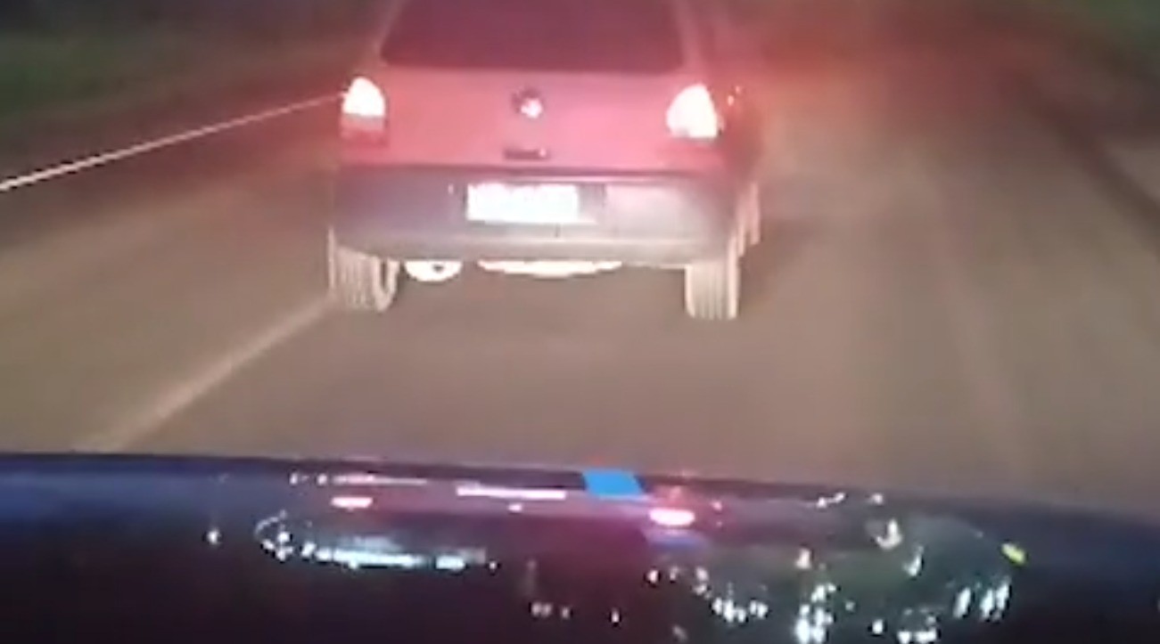 Motorista embriagado e sem CNH é  flagrado invadindo a contramão na BR-282, em SC