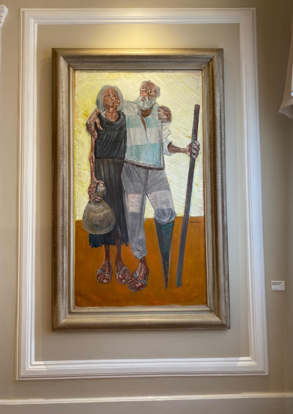 Quadro Portinari em exposio no Museu de Histria da Paraba, em Joo Pessoa  Foto: Grace Vasconcelos/g1