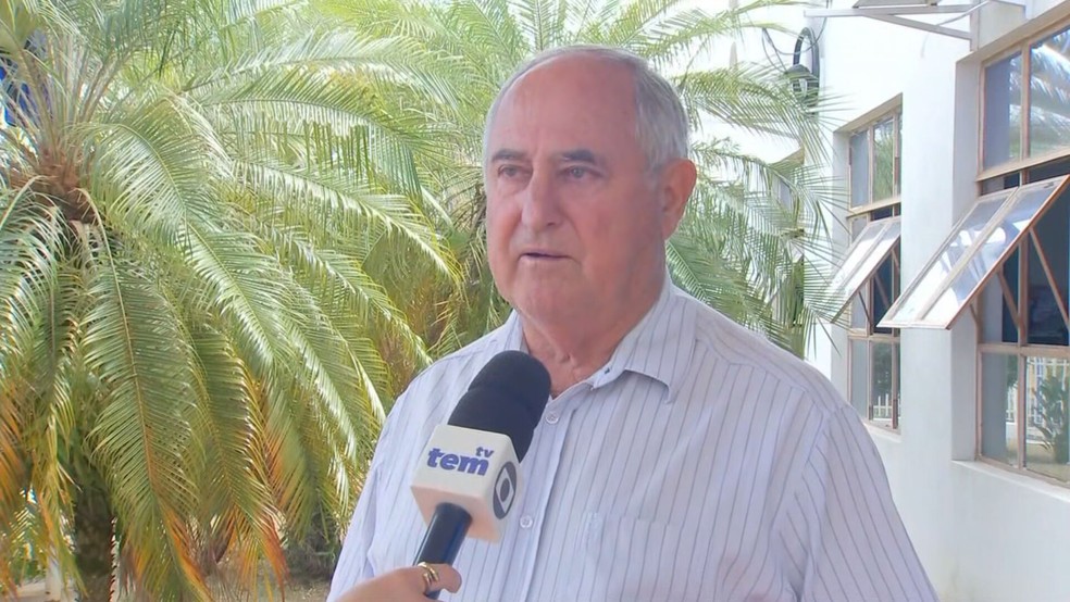 Atual prefeito, Zé Froda (PSD) tentava a reeleição e foi derrotado por um voto de diferença — Foto: TV TEM/Reprodução