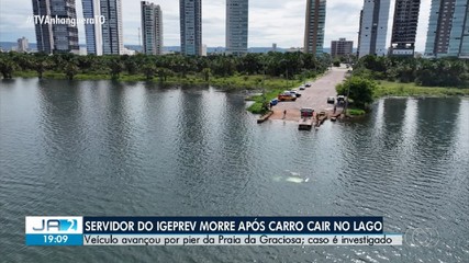 Polícia Civil investiga a morte de homem que estava em carro que caiu de píer em praia