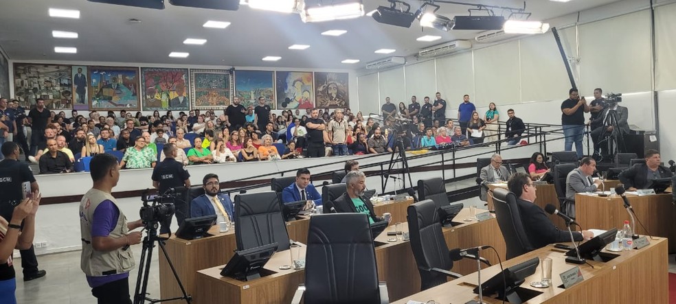 Câmara Municipal de São José do Rio Preto (SP) — Foto: TV TEM / Marina Lacerda