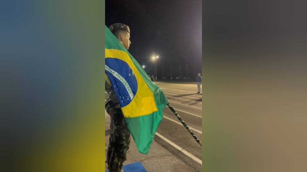 Comemora&ccedil;&otilde;es do dia do soldado e do anivers&aacute;rio do 8&ordm; BEC em santar&eacute;m. &mdash; Foto: Redes Sociais