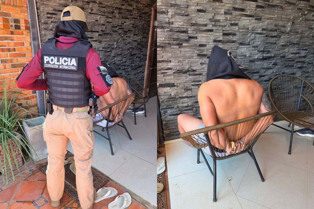 Chefe de facção foragido de MT é preso no Paraguai em operação com apoio da polícia dos EUA
