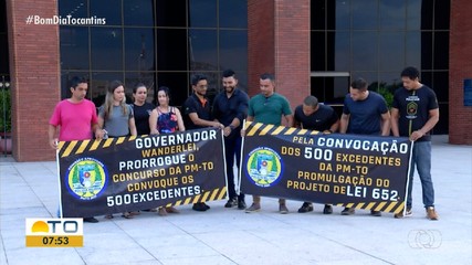 Candidatos excedentes do concurso da PM/TO lutam pela convocação
