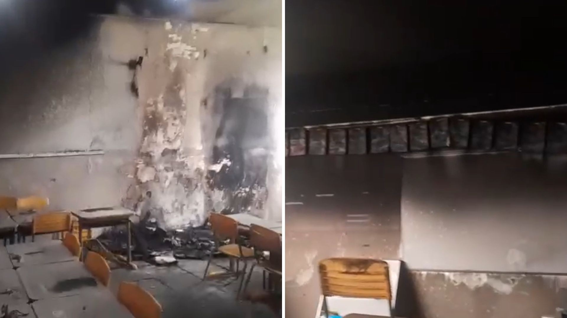 Incêndio destrói sala de aula em escola municipal em Itanhaém, SP
