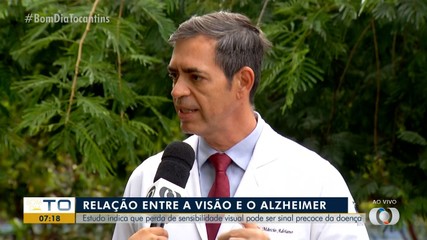 Médico comenta relação entre sensibilidade na visão e Alzheimer