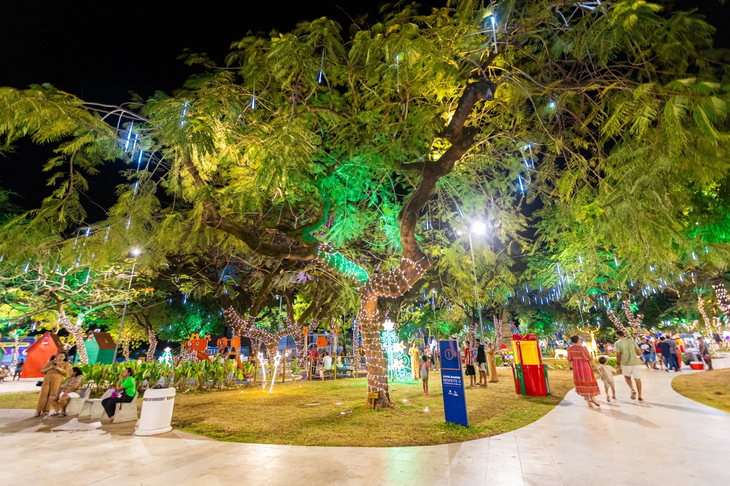 Pista de gelo, desfile natalino, caravana, cinema ao ar livre... confira a programação de Natal em Maceió