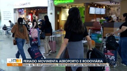 Feriado deve movimentar aeroporto e rodoviária de Palmas