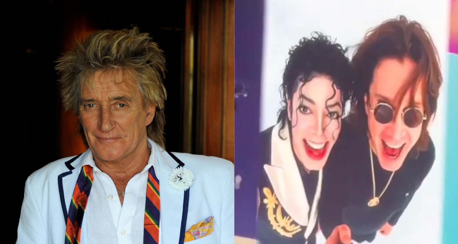 Rod Stewart exibe vídeo de IA com Ozzy Osbourne, Kurt Cobain e outros artistas tirando selfie no céu