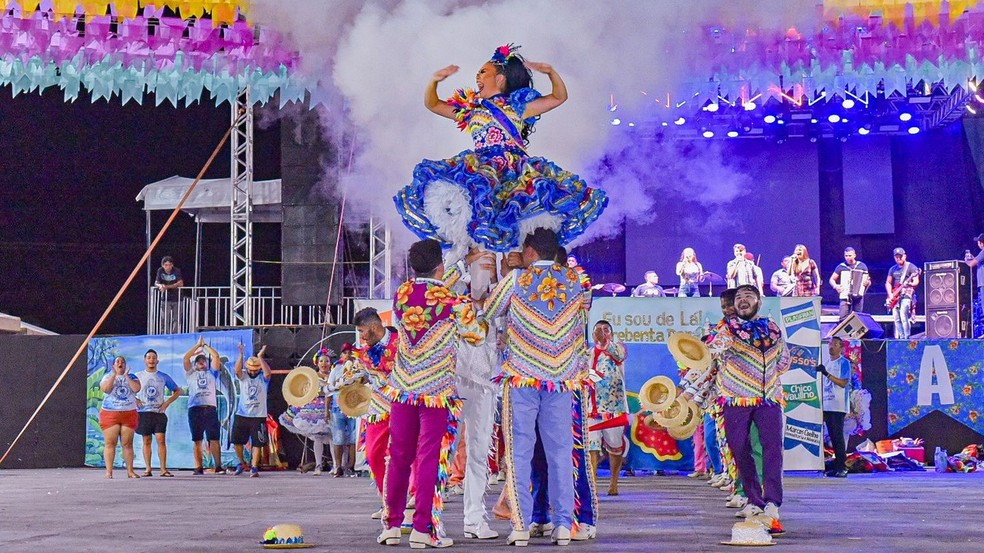A quadrilha coleciona títulos de campeã em competições regionais e etapas do Ceará Junino — Foto: Quadrilha Beira Lixo/Divulgação