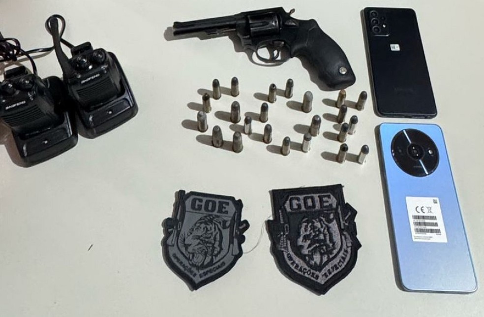 Operação Campo Seguro investiga crime de disparo de arma de fogo, em Sandovalina (SP) — Foto: Polícia Civil