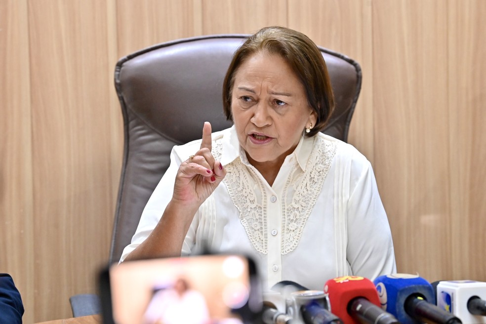 Governadora do Rio Grande do Norte, Fátima Bezerra (PT) — Foto: Eduardo Maia