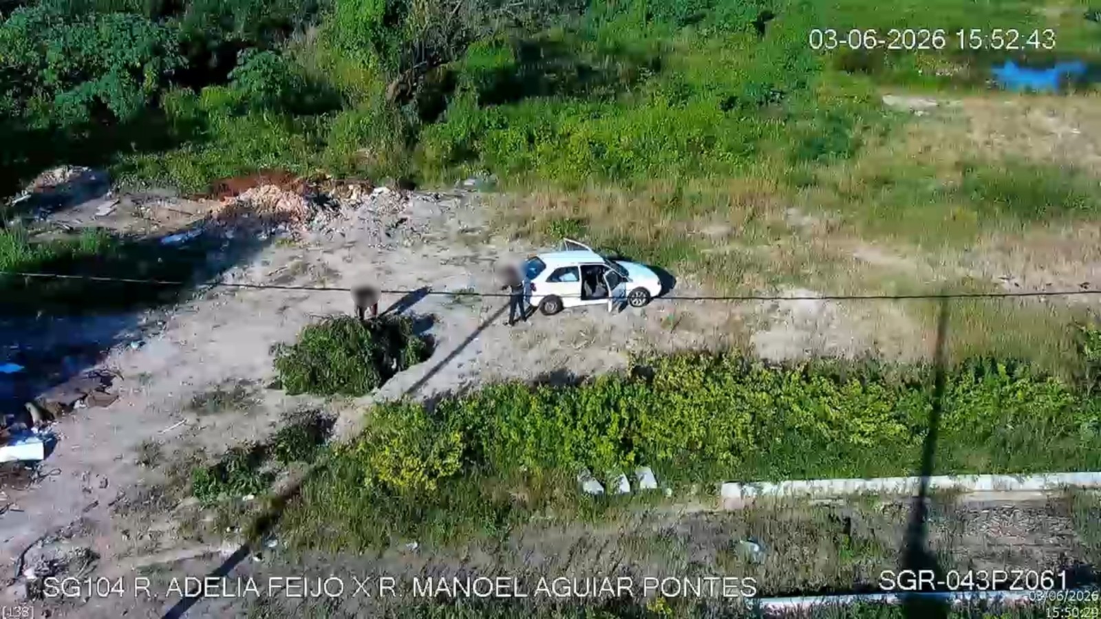 Homem é autuado por descarte irregular de podas de árvore às margens do Rio Cocó 