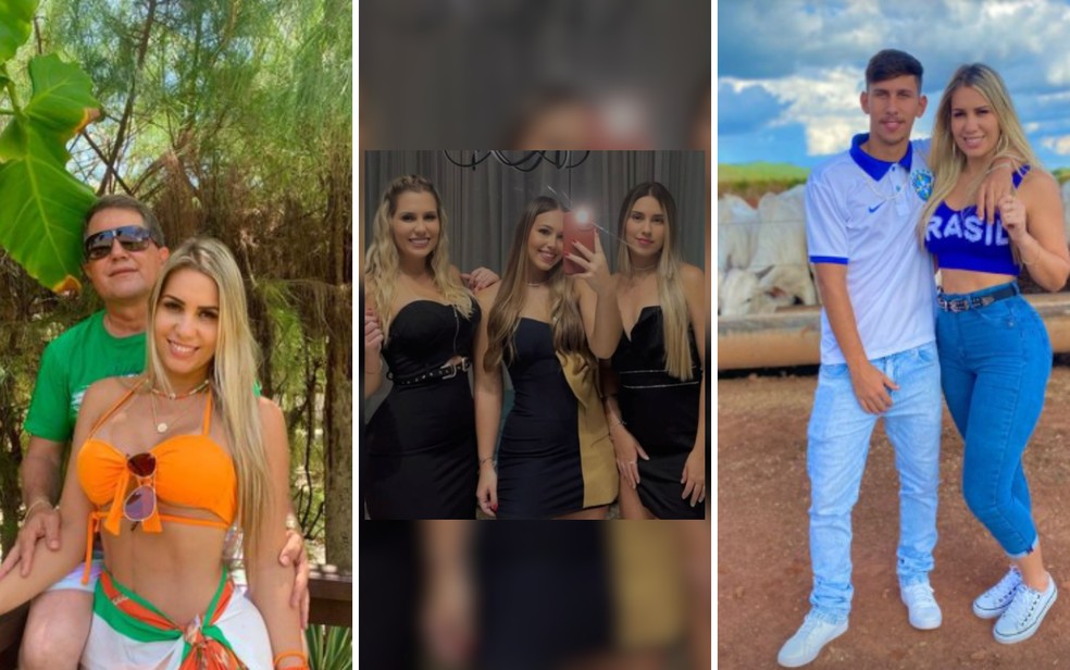 Erica Tavares Bueno, o marido e os filhos   Foto: Reproduo/Redes sociais