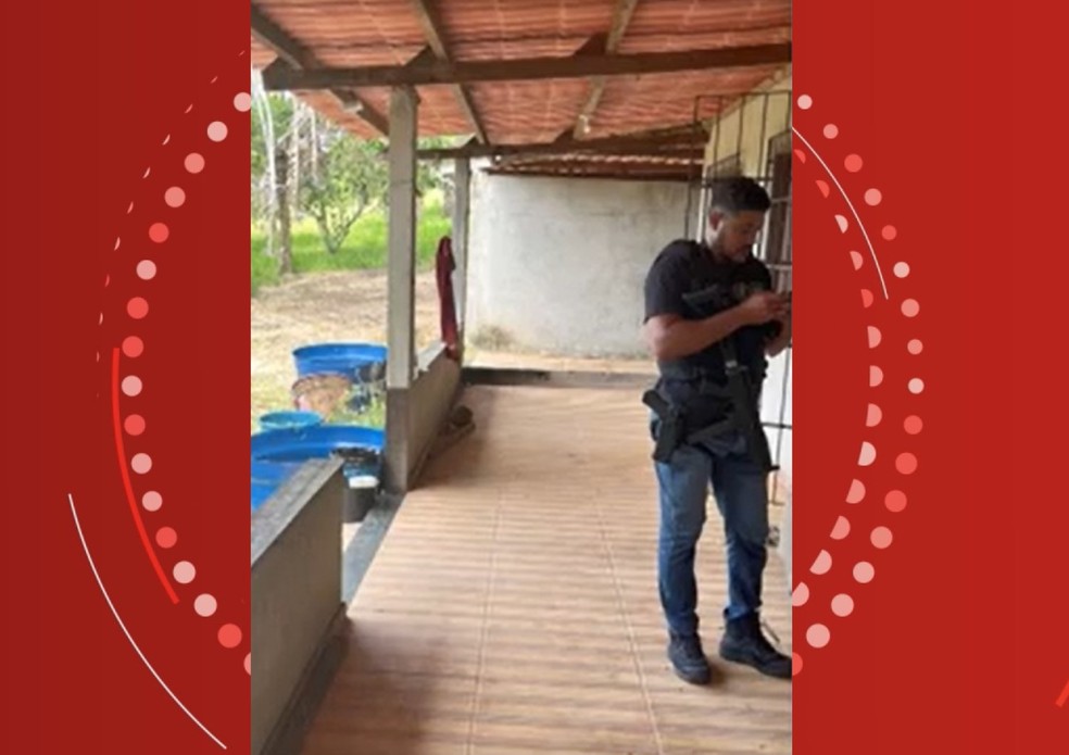 Homem é preso suspeito de sequestrar e manter adolescente de 14 anos em cárcere privado — Foto: Reprodução/TV Bahia