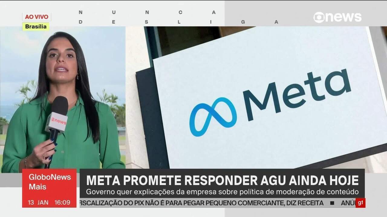 Meta responde questionamentos sobre checagem de fatos, e AGU vai analisar informações em reunião