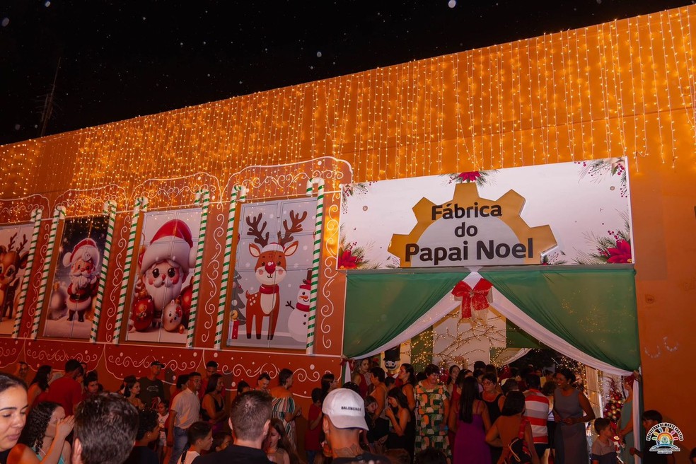 Fábrica do Papai Noel em Monte Castelo — Foto: Divulgação