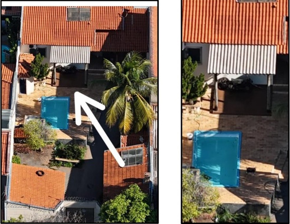 Criminosos alugaram casa próxima à casa de Gakiya — Foto: Reprodução