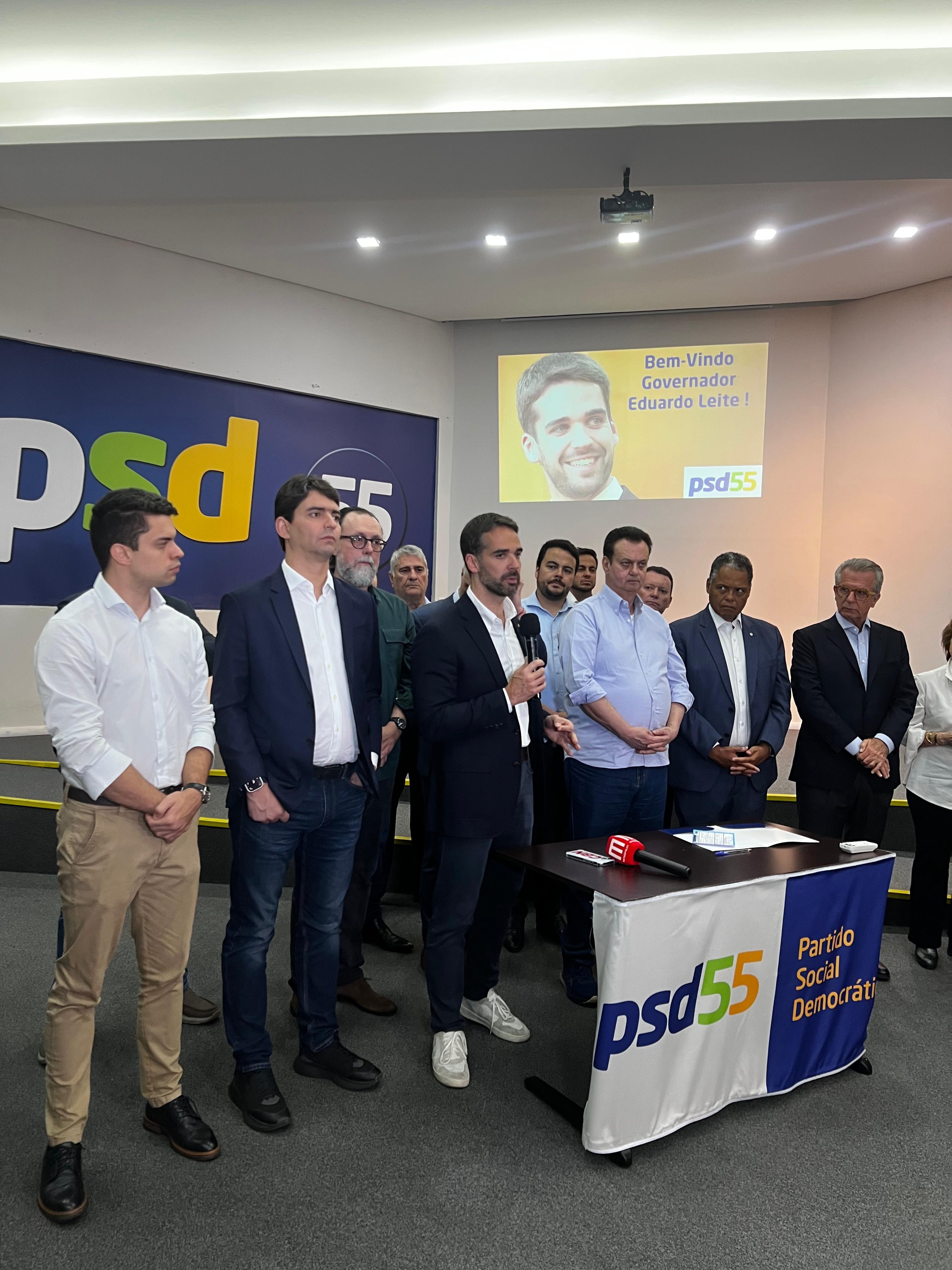 Após 24 anos no PSDB, Eduardo Leite se filia ao PSD