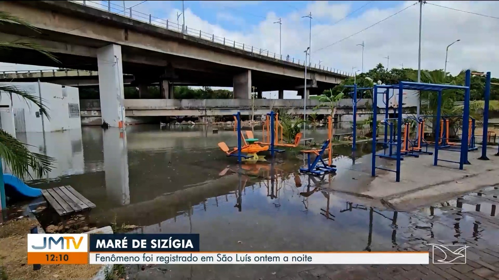 Maré de sizígia causa alagamentos em São Luís 