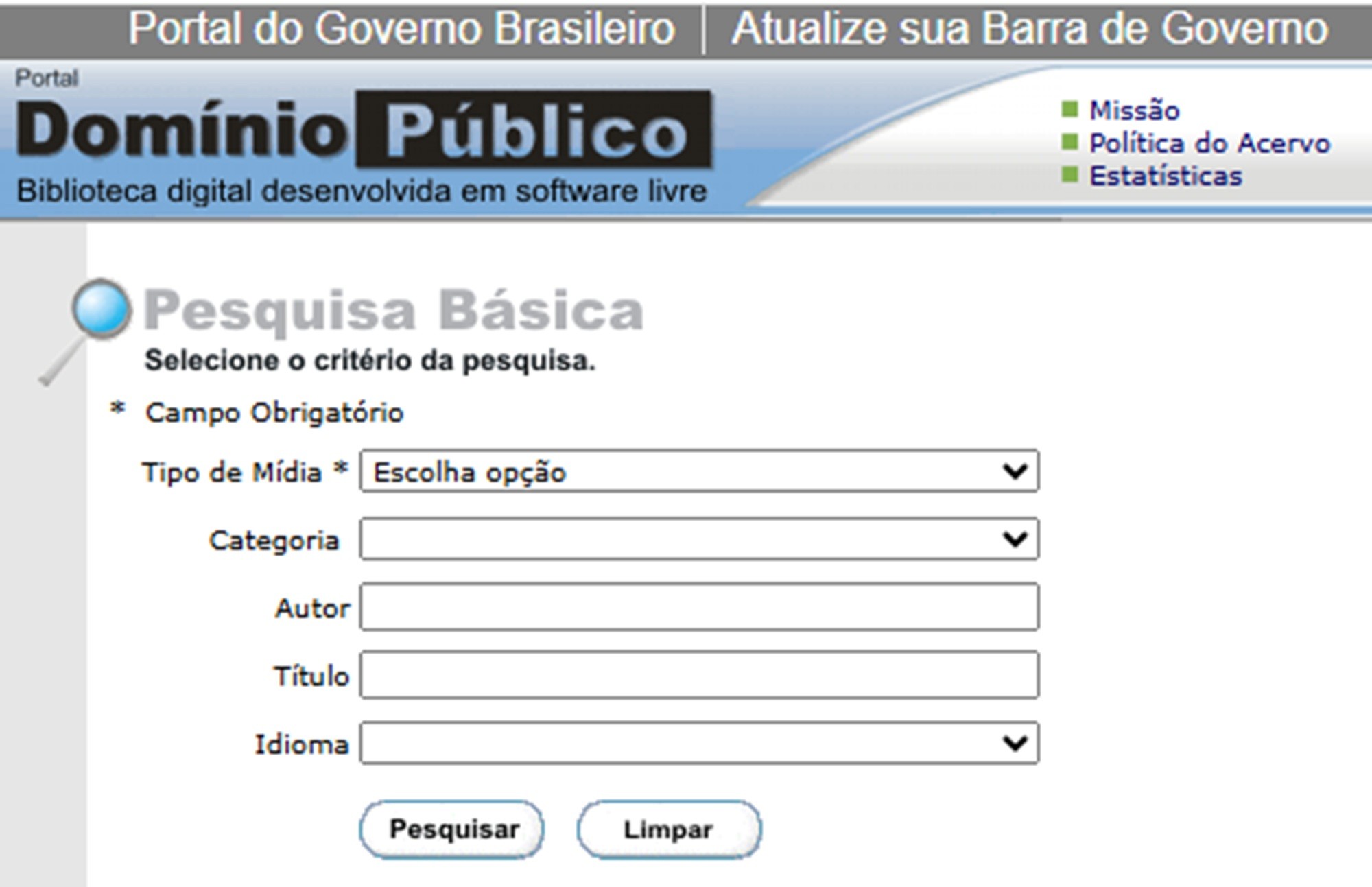 É falso que site Domínio Público, do MEC, será desativado