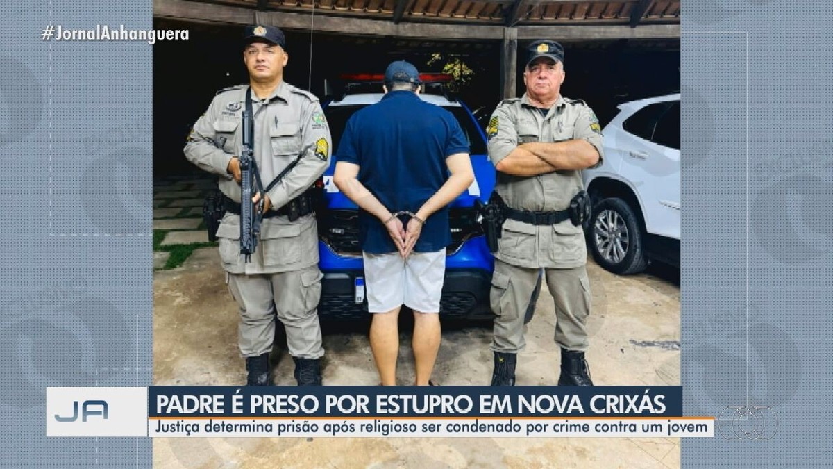Padre &eacute; preso suspeito por estupro, em Nova Crix&aacute;s