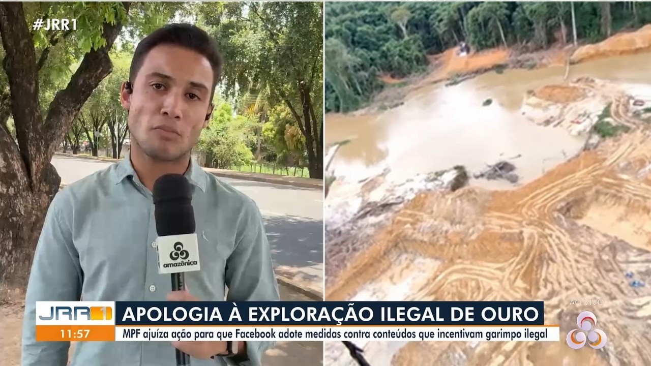 MPF processa o Facebook por permitir conteúdos que incentivam garimpo ilegal na Amazônia