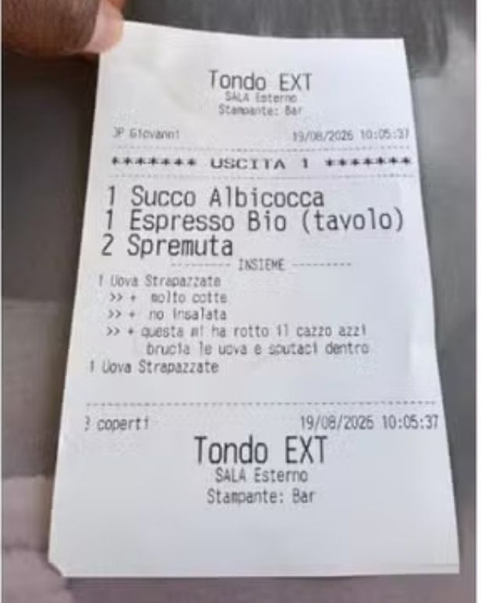 A mensa — Foto: Reprodução/Instagram