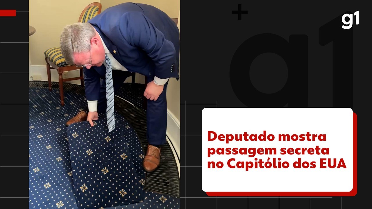 Deputado dos EUA revela passagem secreta dentro do Capitólio: 'Segredo escondido'; VÍDEO
