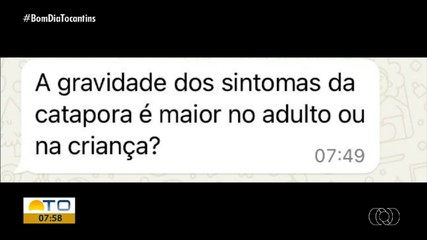 Médico responde dúvidas dos telespectadores sobre catapora no Bom Dia Responde