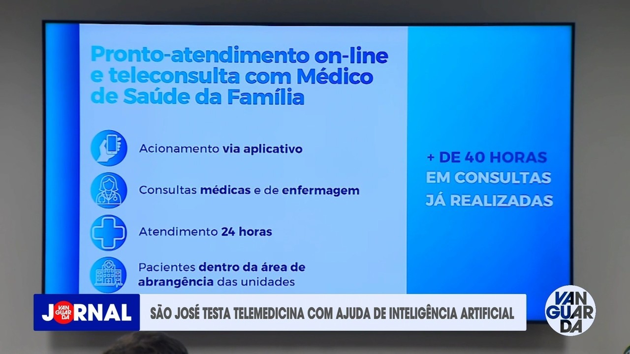 São José amplia telemedicina na rede pública com teleconsultas e exames com laudo remoto