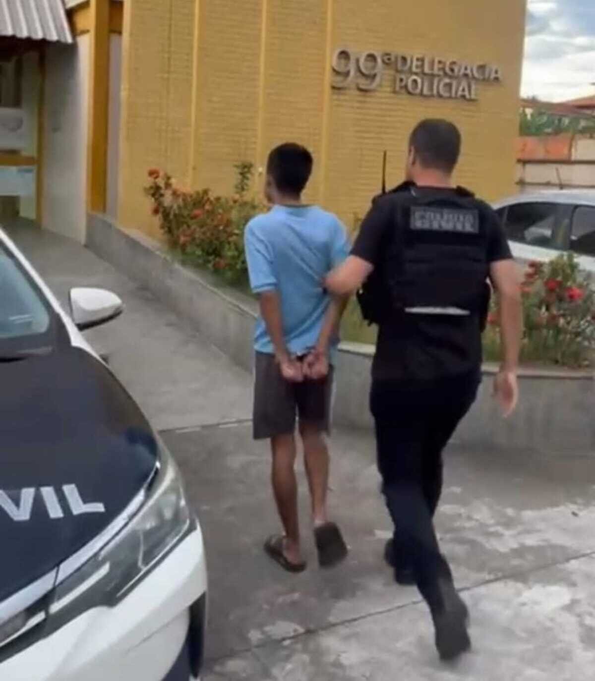 Homem é preso por suspeita de extorsão e furto durante corrida por aplicativo em Itatiaia