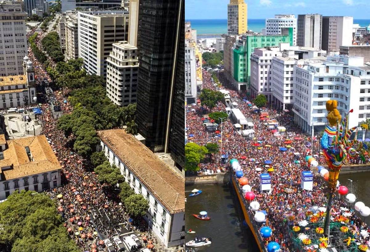 Galo da Madrugada e Cordão da Bola Preta: 'rivais' que disputam título de maior bloco do mundo se encontram em prévia no Recife
