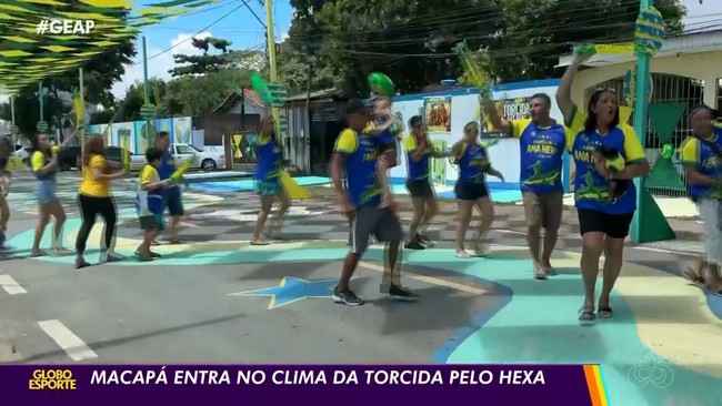 Macapá entra no clima da torcida pelo hexa com duas enfeitadas