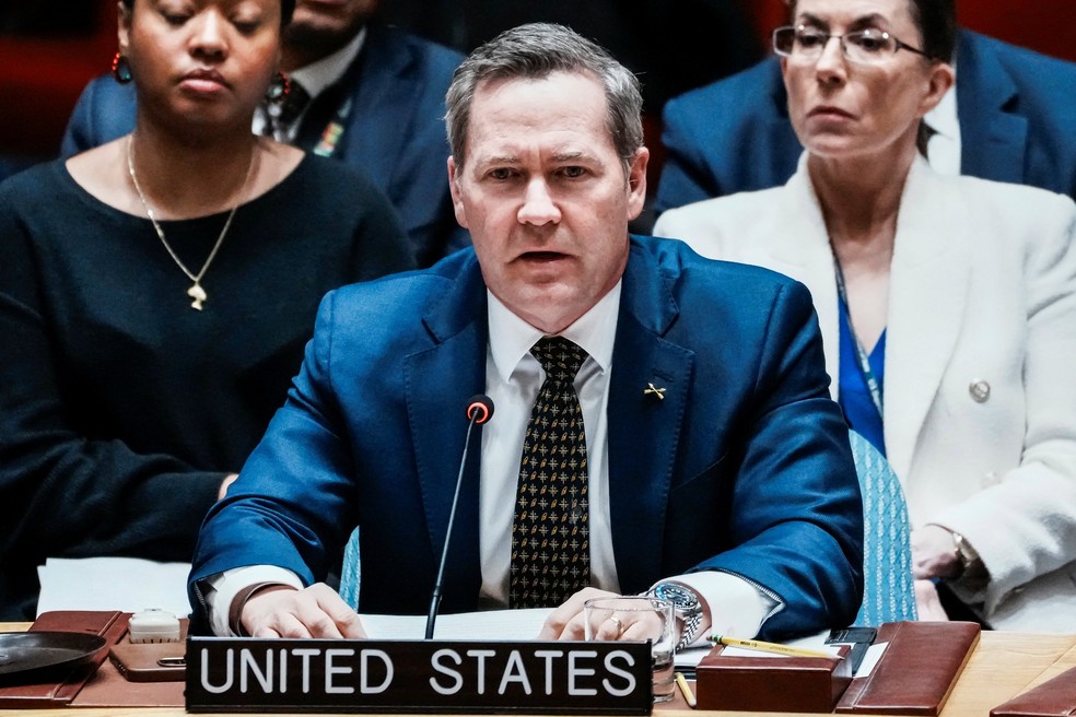 O embaixador dos Estados Unidos nas Nações Unidas, Mike Waltz — Foto: REUTERS/Eduardo Munoz