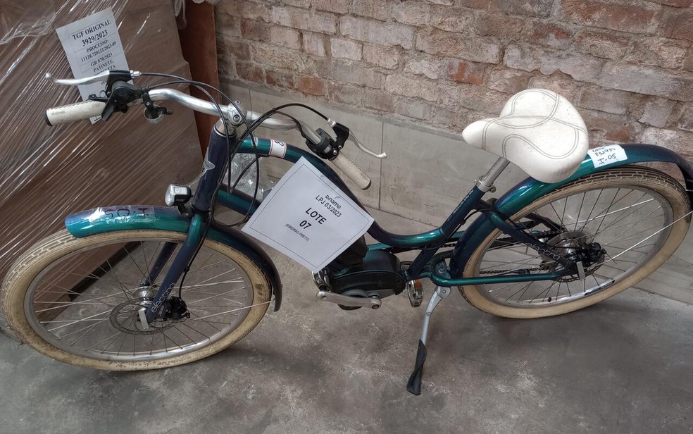 Bicicleta elétrica pode ser arrematada em leilão da Receita Federal de Ribeirão Preto por lance mínimo de R$ 500 — Foto: Divulgação/Receita Federal