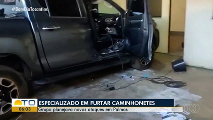 Investigação aponta que grupo suspeito de furtar caminhonetes planejava novos ataques