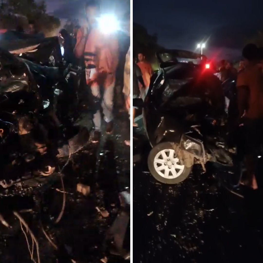 Colisão entre dois carros deixa homem morto e 2 feridos na BR-104, em Caruaru