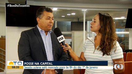 Posse dos eleitos em Palmas está marcada para 8h do dia 1° de dezembro