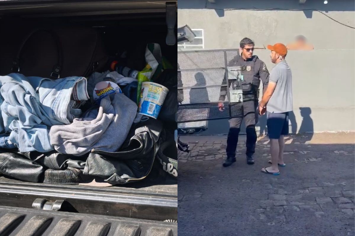 Suspeito de ajudar atirador que matou três pessoas em bar no Paraná é preso tentando fugir com caminhonete cheia de roupas e macarrão instantâneo