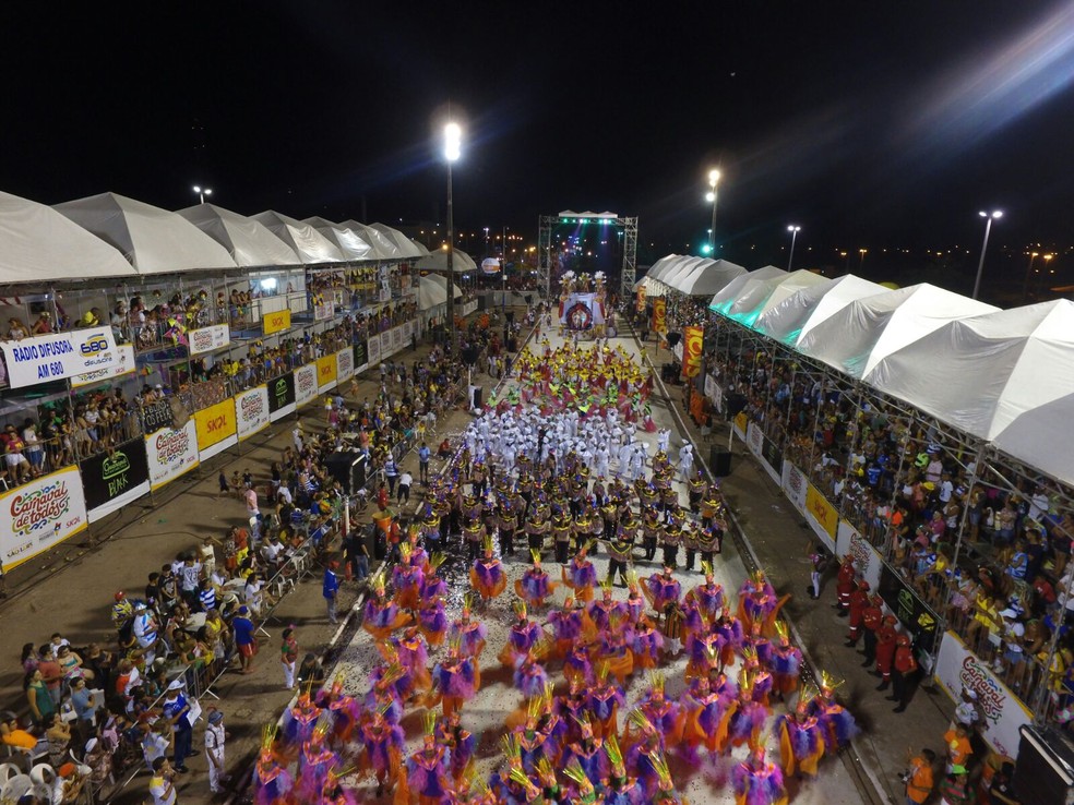 Desfile na Passarela do Samba em São Luís — Foto: Secom/Prefeitura de São Luís