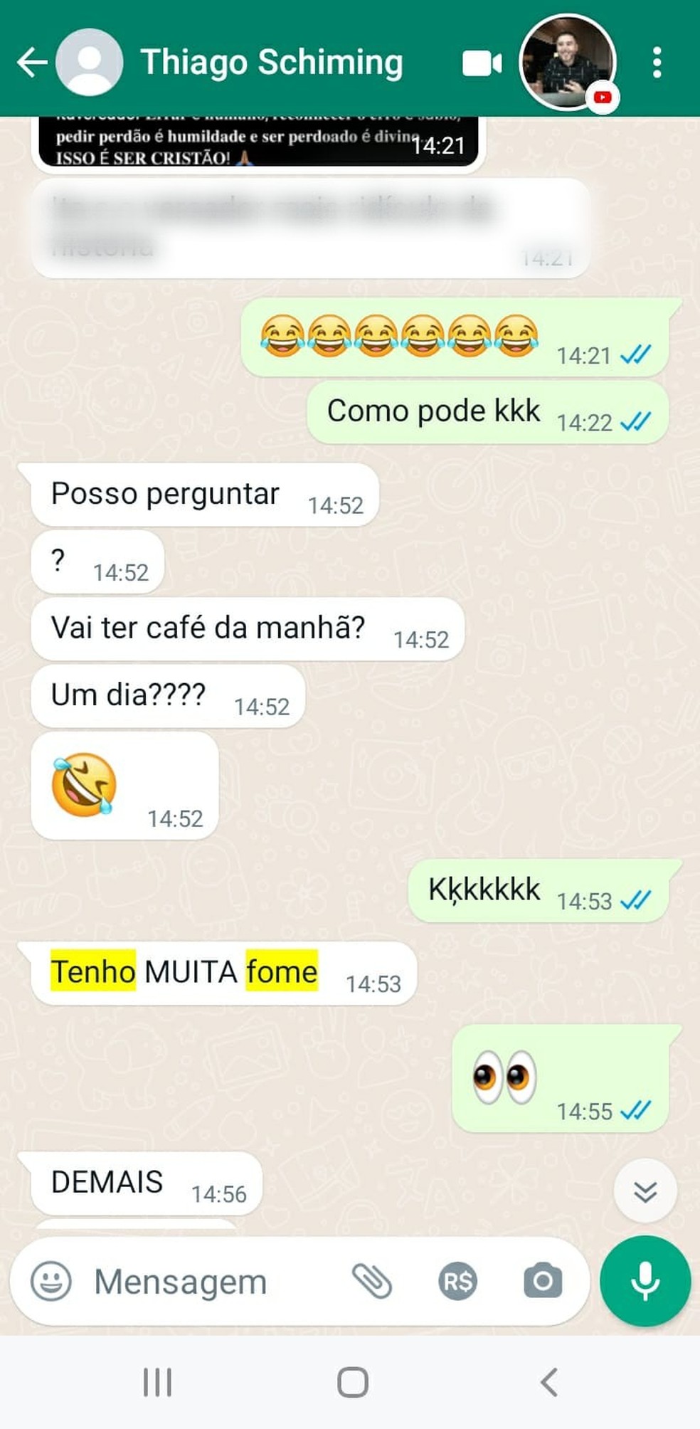 Em conversa com prefeita de Votorantim (SP), presidente da Câmara diz que come demais, e mensagem foi interpretada como investida — Foto: Reprodução