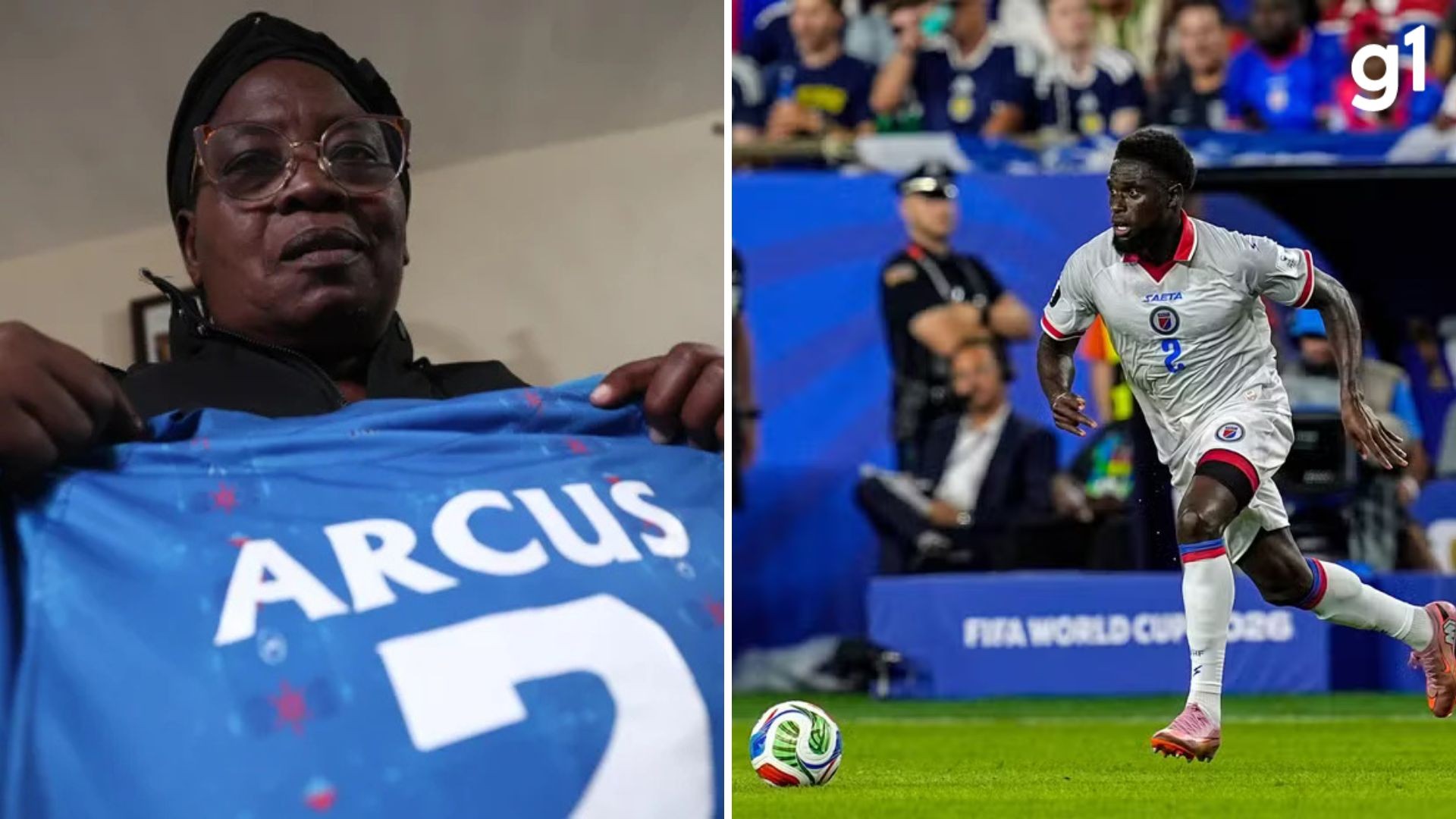 'Uma das maiores emoções da minha vida': mãe de titular do Haiti na Copa assiste jogos no Brasil e se orgulha de trajetória do filho