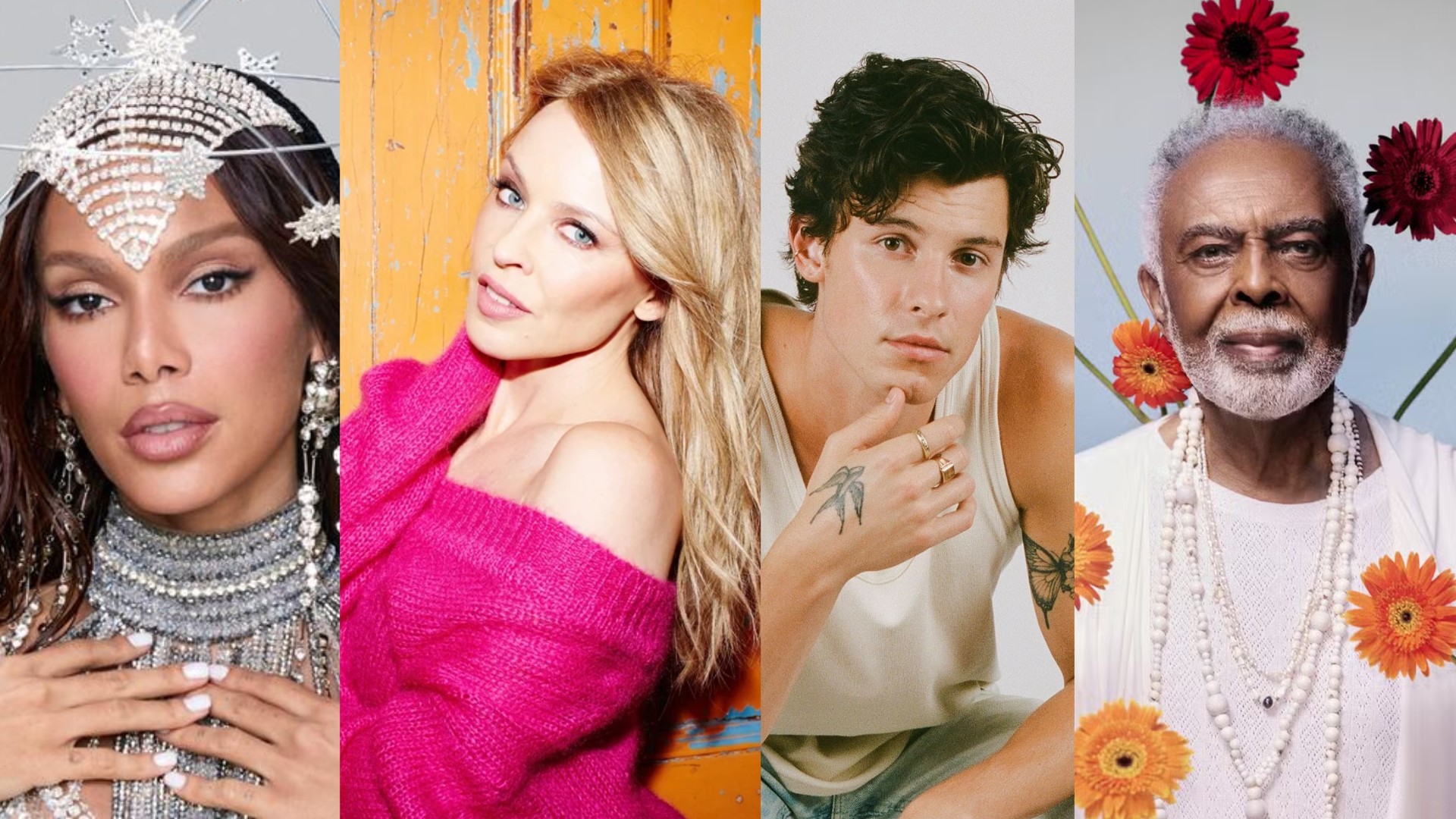 Kylie Minogue, Shawn Mendes, Anitta,  Gilberto Gil e Seu Jorge vão se apresentar no Earthshot Prize 2025