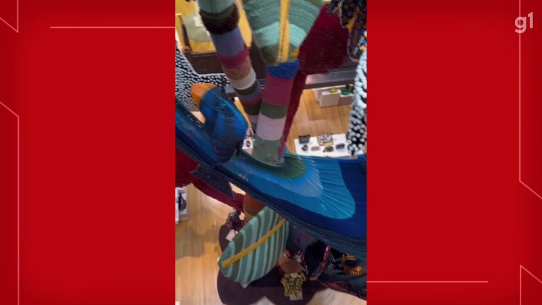 'Tecendo um mundo de possibilidades': Crochê do DF 'encapa' prédios e lojas na Europa e Estados Unidos; veja vídeo