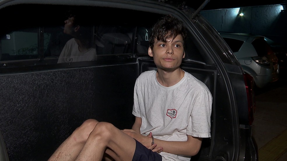 Andrey Gabriel Eduardo Bento Zancarli foi preso suspeito de estuprar enteada em Ribeirão Preto — Foto: Reprodução/EPTV